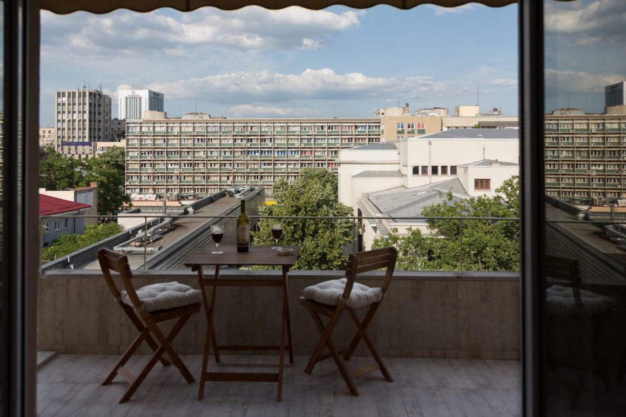 Central Luxury Flat With Terrace - Adela Accommodation - Ideal For Long Stays Bukarest Exteriör bild