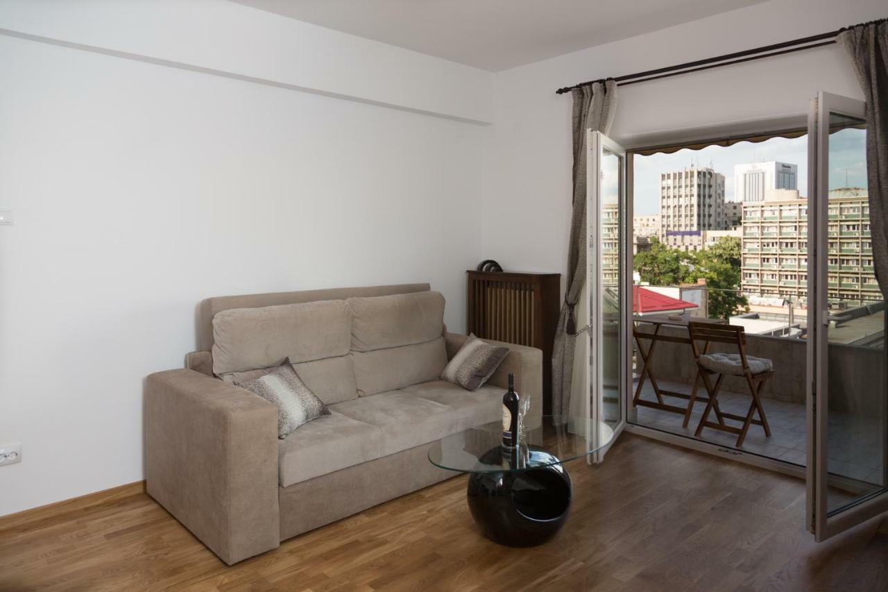 Central Luxury Flat With Terrace - Adela Accommodation - Ideal For Long Stays Bukarest Exteriör bild